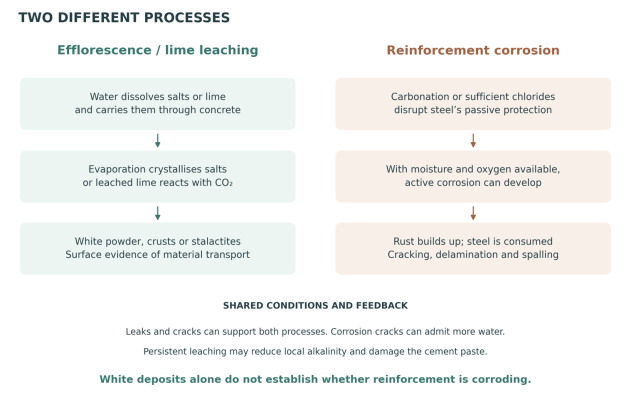 Figure 3. Formation processes, shared pathways and possible feedback. NSDB explanatory diagram; sources 1 and 2.