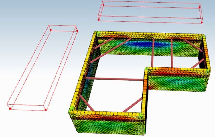 Figure 3. DeepEX with 3D Frame Modules Capable of Designing Both Shoring and Strutting