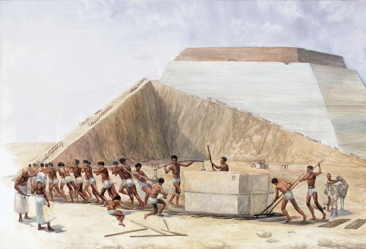 Figure 2. Pyramid Under Construction (Illustration Only)