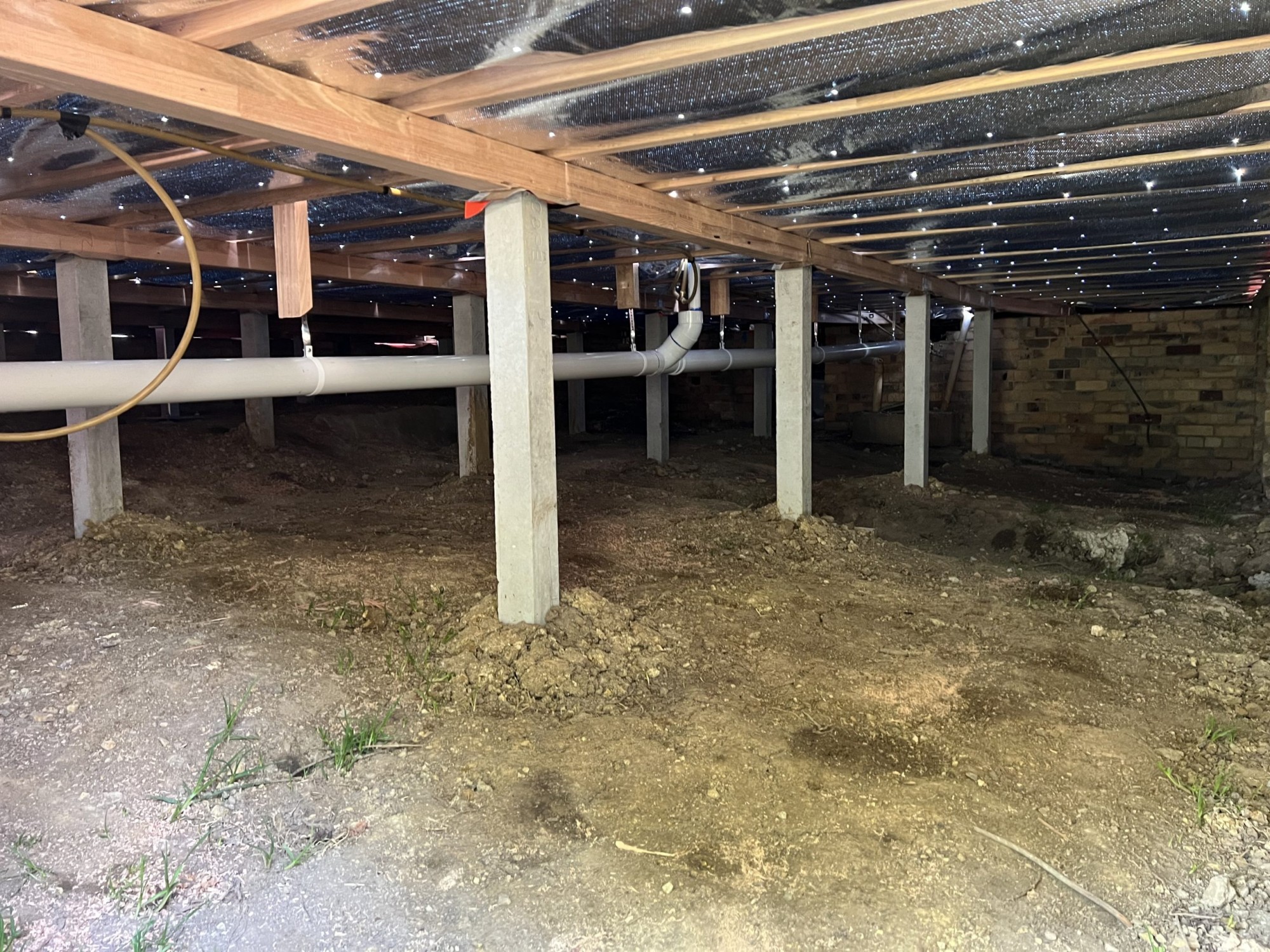 Figure 3_A Typical Subfloor Showing Concrete Stumps/Bearers/Joists