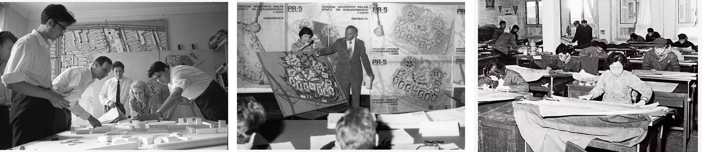 Historical design teams under one roof in the USSR, Poland and China.